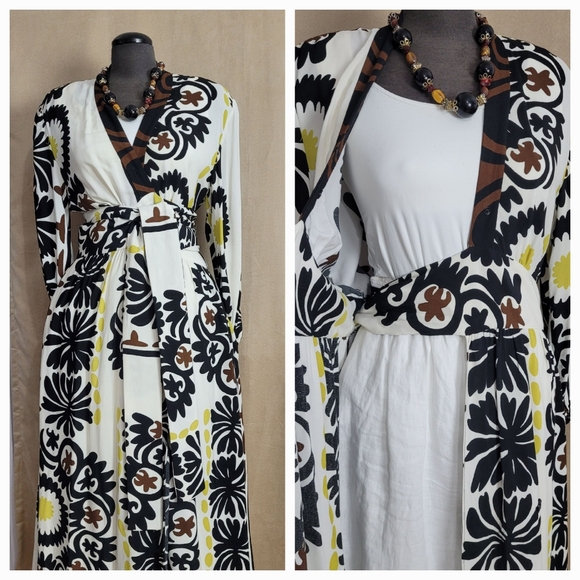 Wrap Dress / Coat / L - Picture 6 of 8